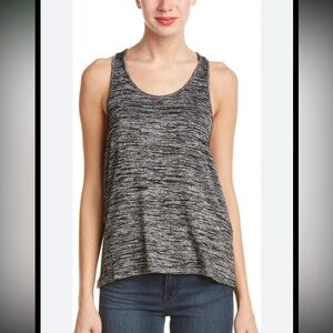 Rag & Bone Slub Tank Heathered Black/Gray